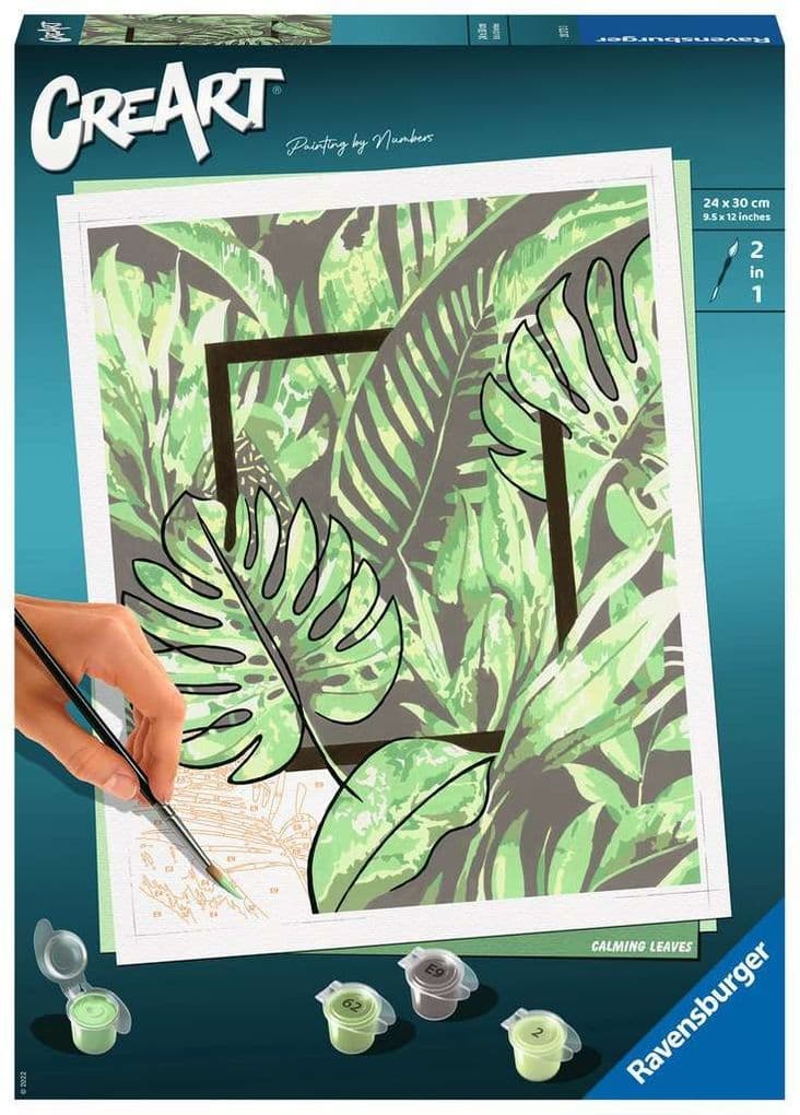 Ravensburger - Malen nach Zahlen - CreArt - Calming Leaves