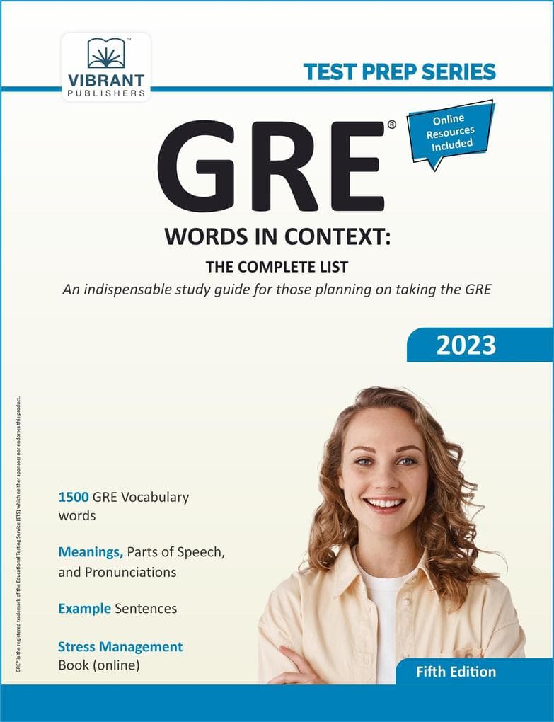 GRE Words In Context: The Complete List (Test Prep Series)