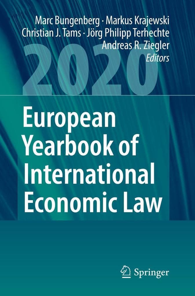European Yearbook of International Economic Law 2020