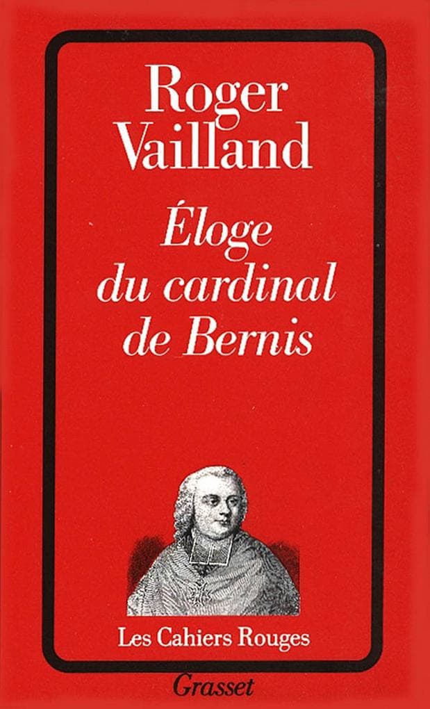 Eloge du cardinal de Bernis