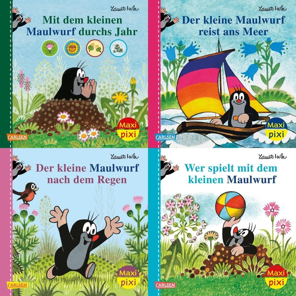 Maxi-Pixi-4er-Set 99: Neues vom Maulwurf (4x1 Exemplar)