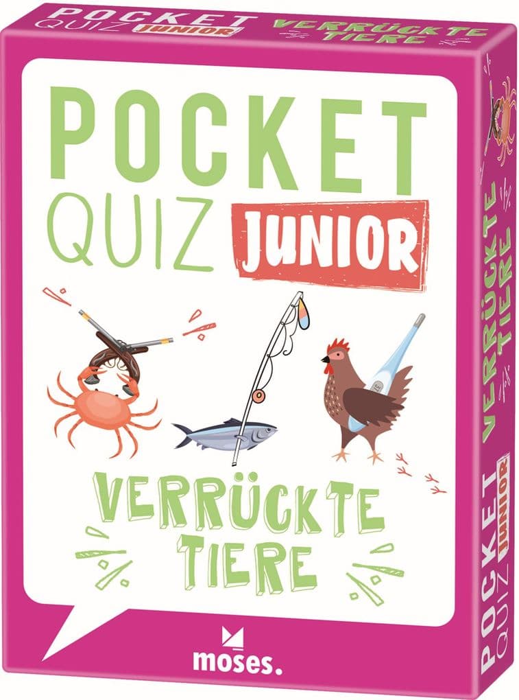 moses. - Pocket Quiz junior Verrückte Tiere