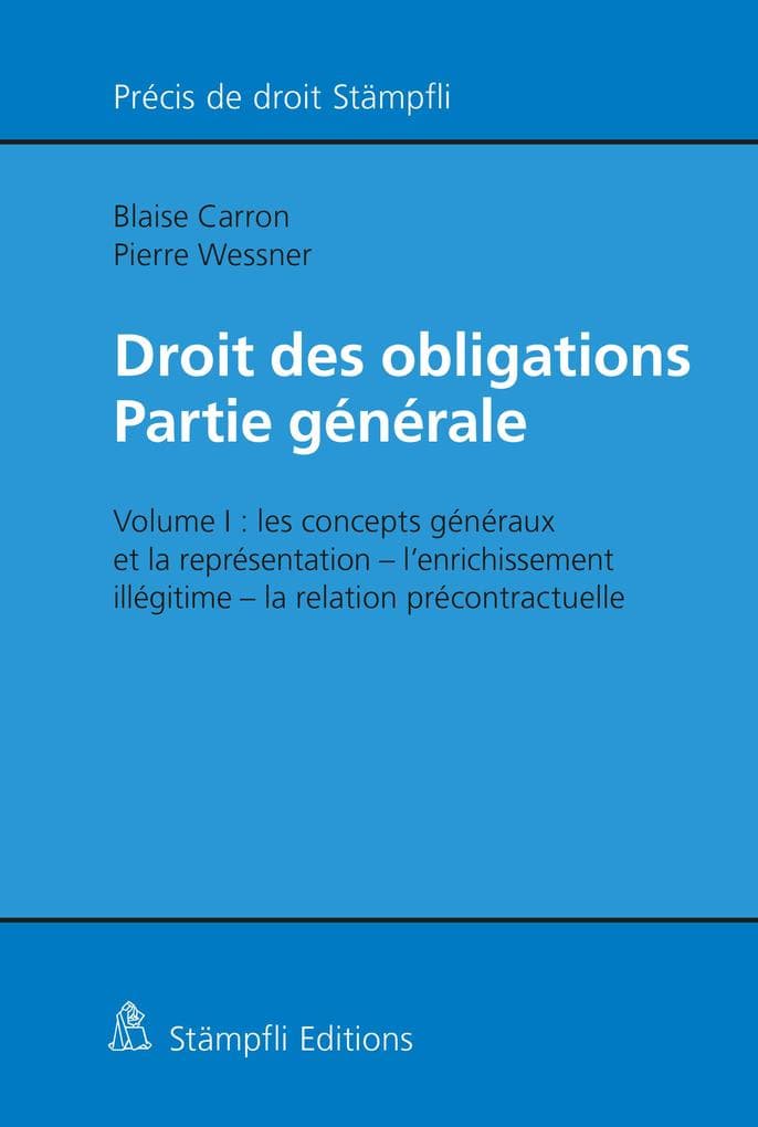Droit des obligations Partie générale