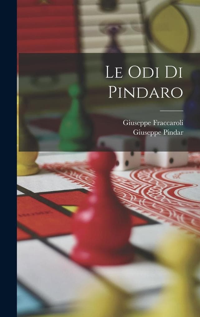 Le Odi Di Pindaro
