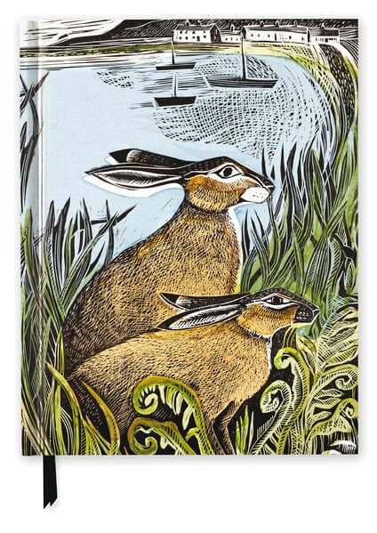 Angela Harding: Rathlin Hares (Blank Sketch Book)
