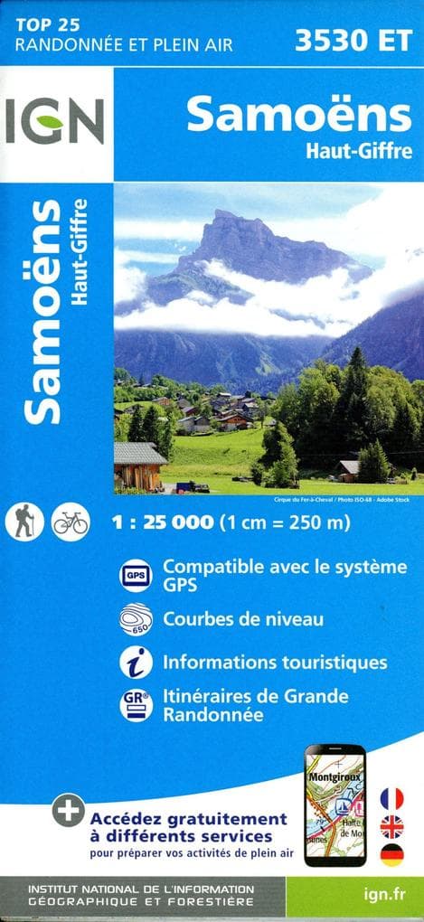 Samoëns - Haut Giffre 1:25 000