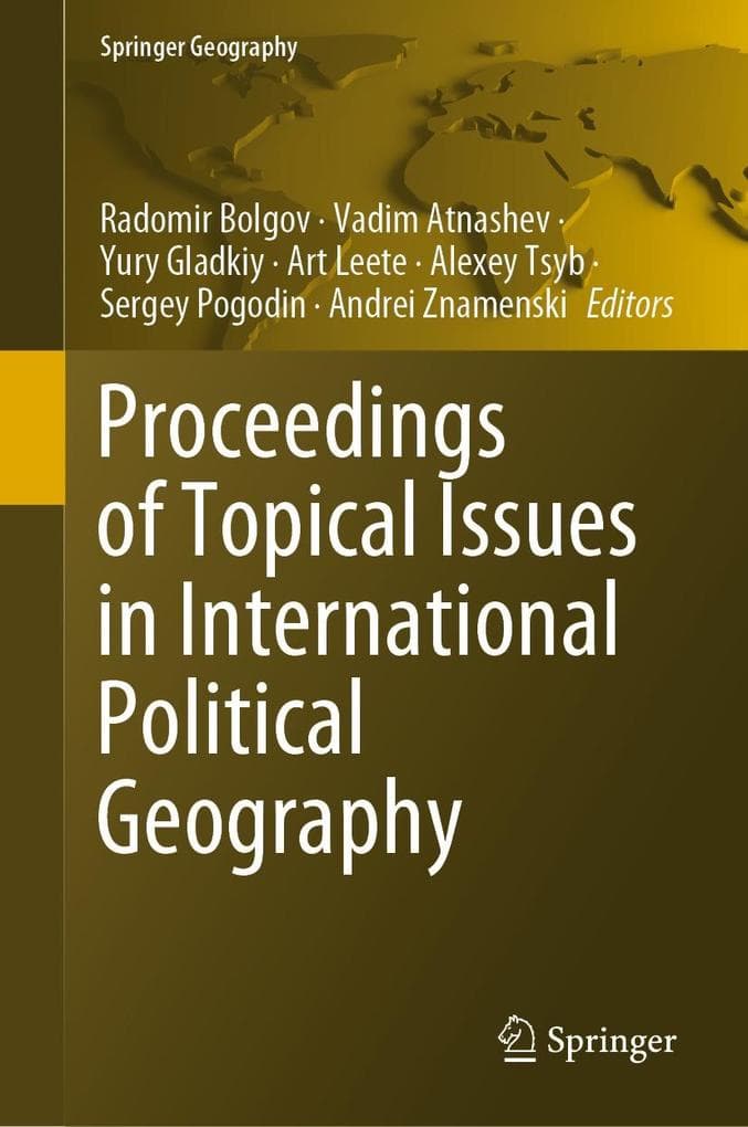 Proceedings of Topical Issues in International Political Geography