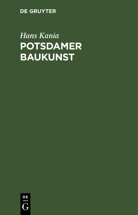 Potsdamer Baukunst