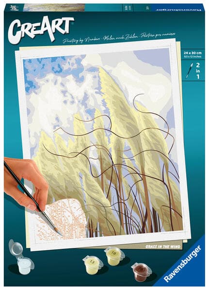 Ravensburger CreArt - Malen nach Zahlen 23611 - Grass in the Wind - ab 12 Jahren