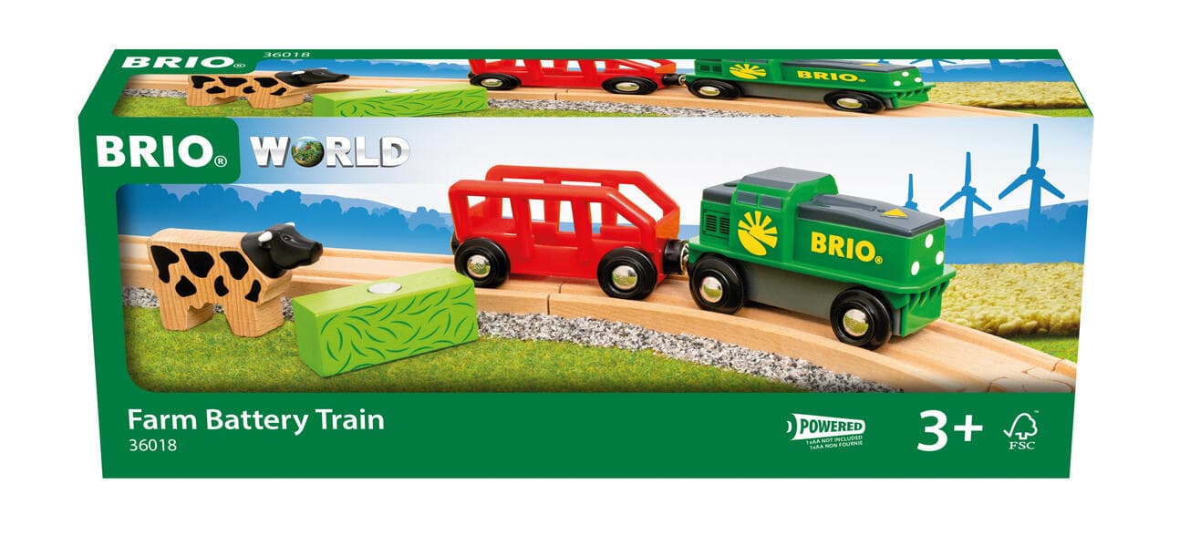 BRIO - Bauernhof Batterie-Zug