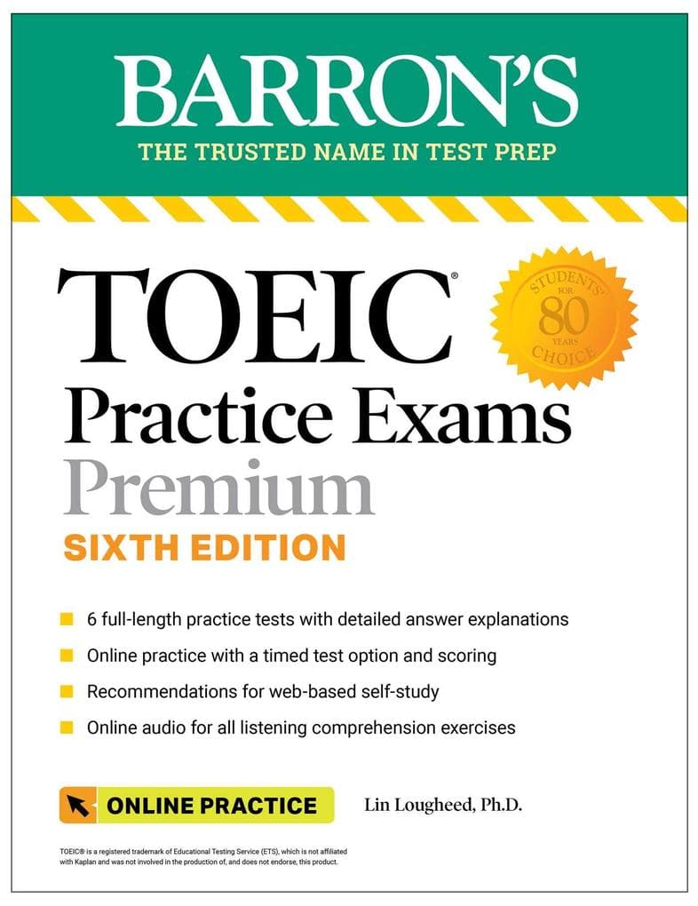 TOEIC Practice Exams: 6 Practice Tests + Online Audio, Sixth Edition