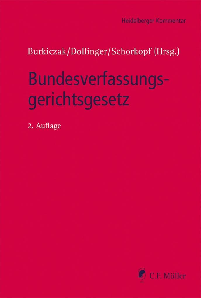 Bundesverfassungsgerichtsgesetz, eBook