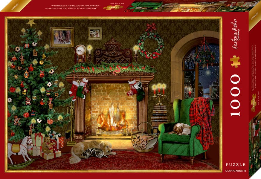Puzzle - Weihnachtliches Kaminzimmer