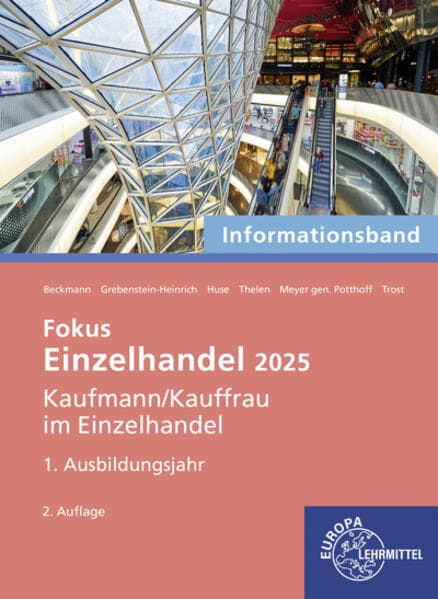 Fokus Einzelhandel 2025, 1. Ausbildungsjahr
