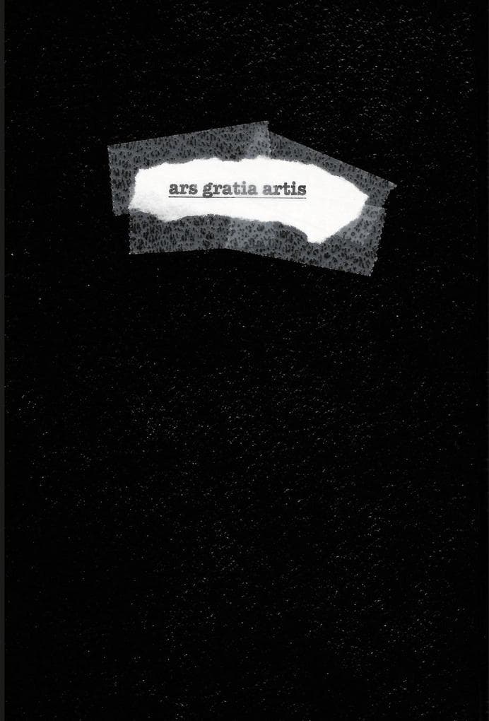 ars gratia artis [hardcover]