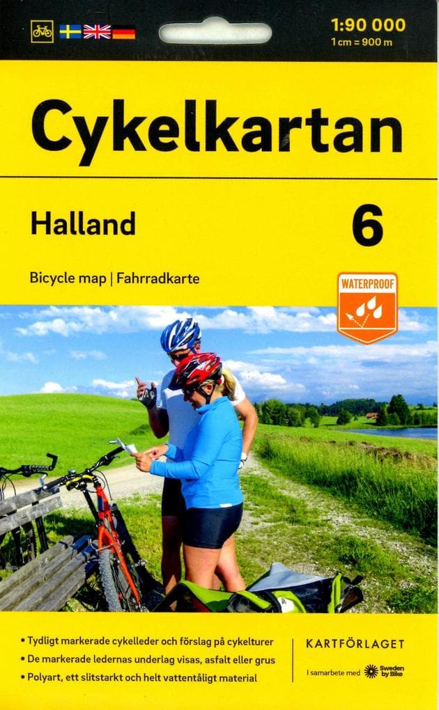 Cykelkartan Blad 6 Halland 1:90000