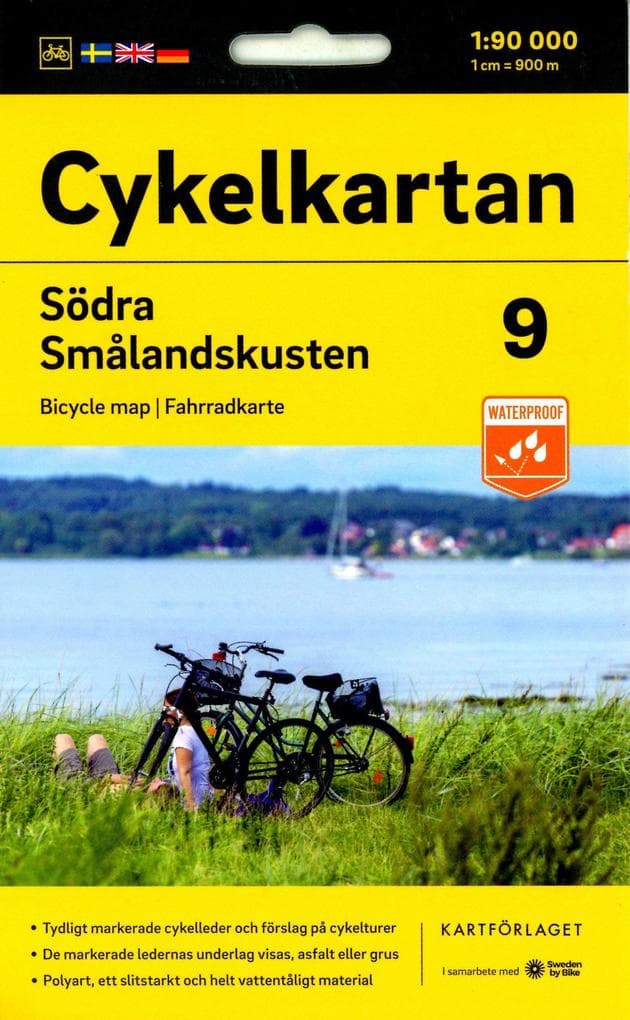 Cykelkartan Blad 9 Södra Smålandskusten 1:90000