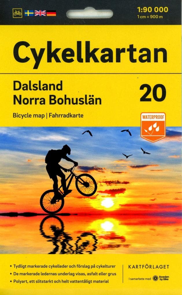 Cykelkartan Blad 20 Dalsland/Norra Bohuslän 1:90000