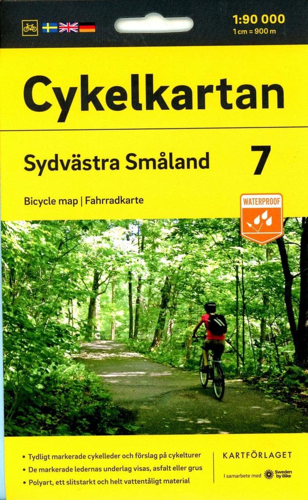 Cykelkartan Blad 7 Sydvästra Småland 1:90000