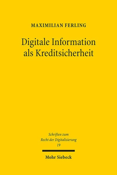 Digitale Information als Kreditsicherheit