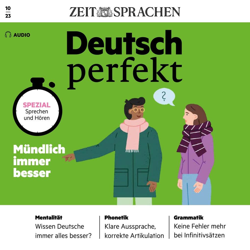 Deutsch lernen Audio Mündlich immer besser