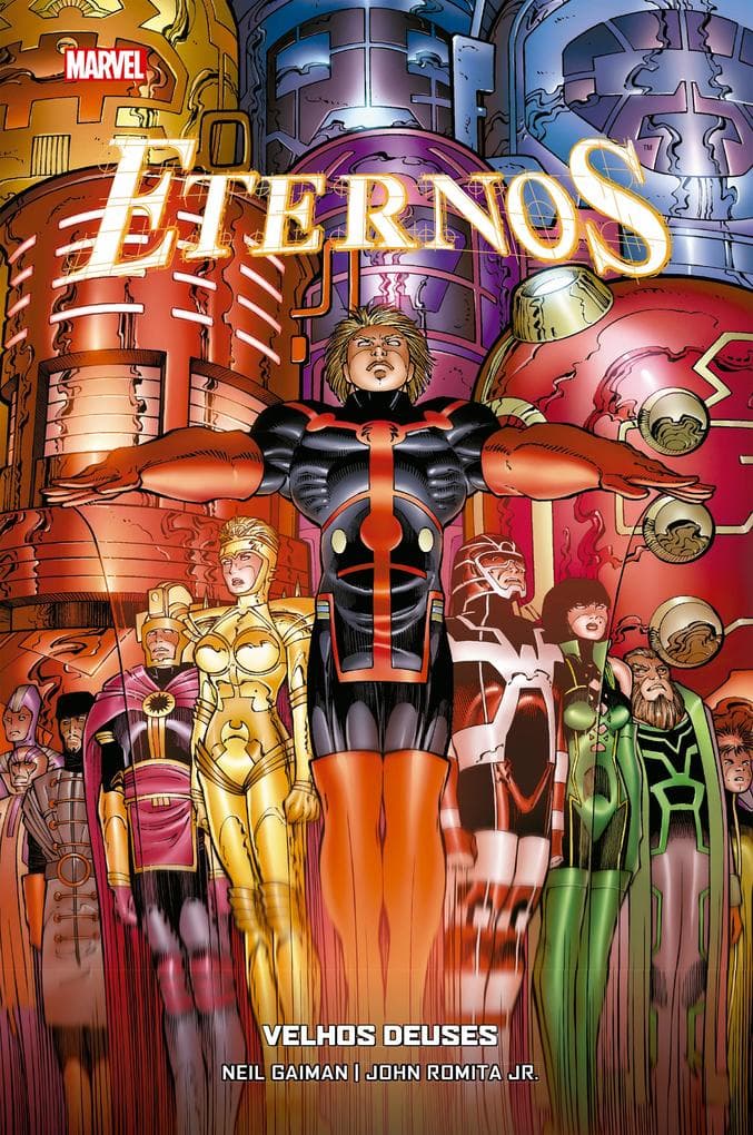 Os Eternos por Neil Gaiman e John Romita Jr.