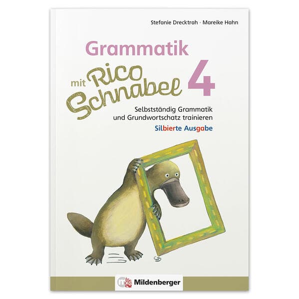 Grammatik mit Rico Schnabel, Klasse 4 - silbierte Ausgabe