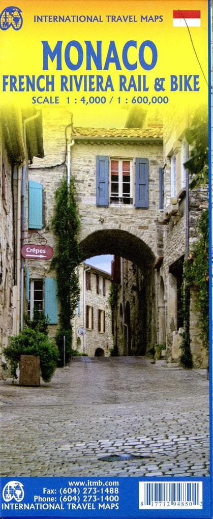 Monaco & French Riviera 1:4000