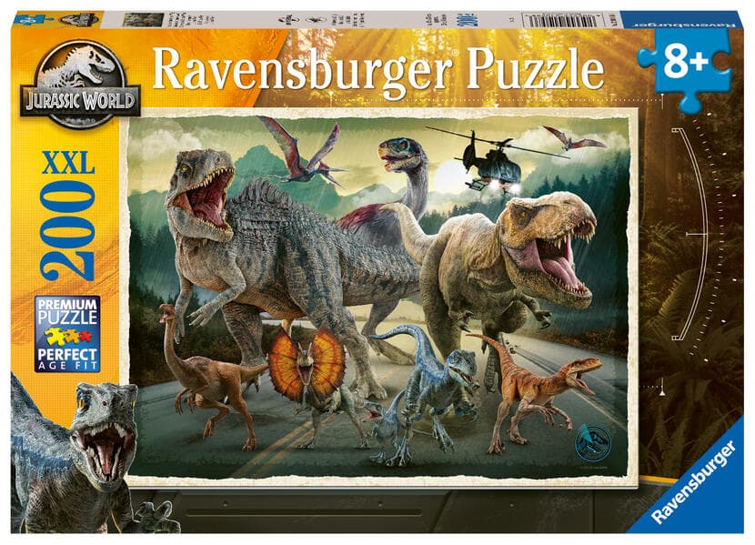 Kinderpuzzle 200 XXL Teile - Jurassic Park - Das Leben findet einen Weg