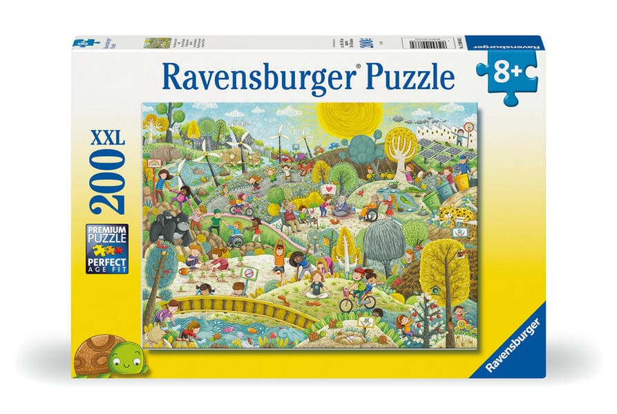 Kinderpuzzle 200 XXL Teile - Wir schützen unsere Erde!
