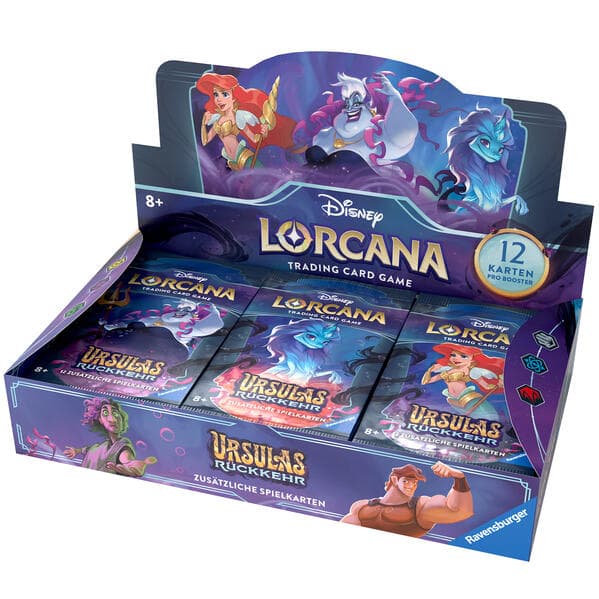 Disney Lorcana: Ursulas Rückkehr - Display mit 24 Booster Packs (Deutsch)