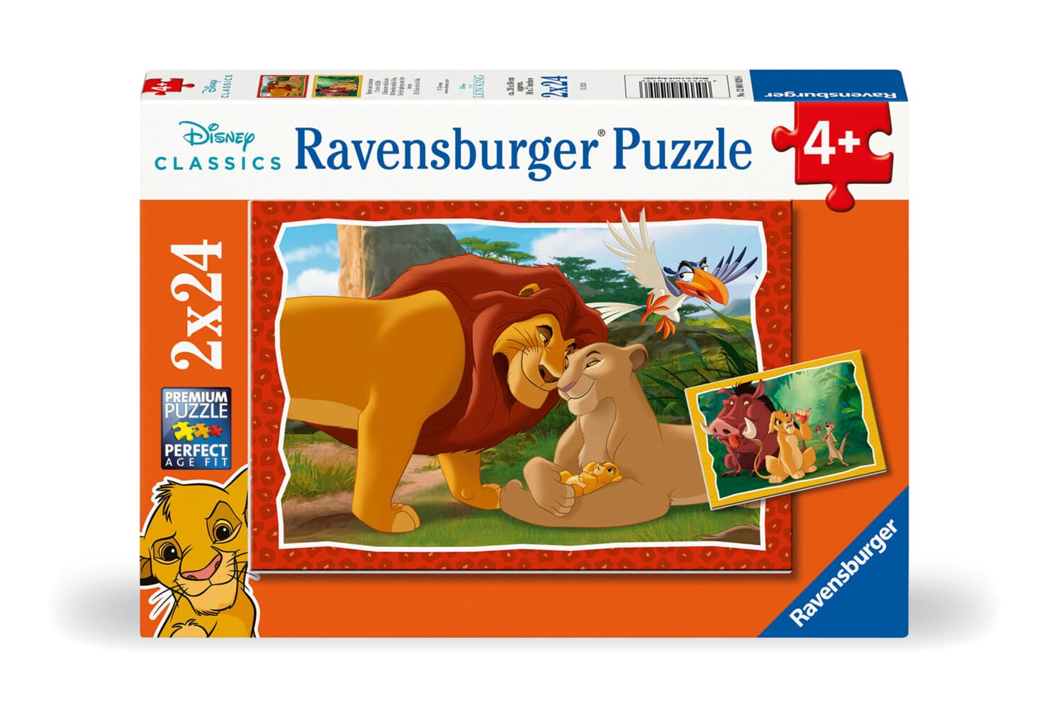 Kinderpuzzle 2x24 Teile - Disney Der König der Löwen - Kreis des Lebens