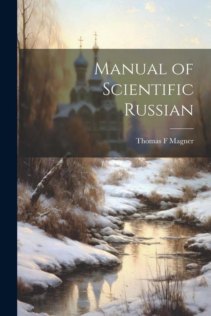 Manual of Scientific Russian