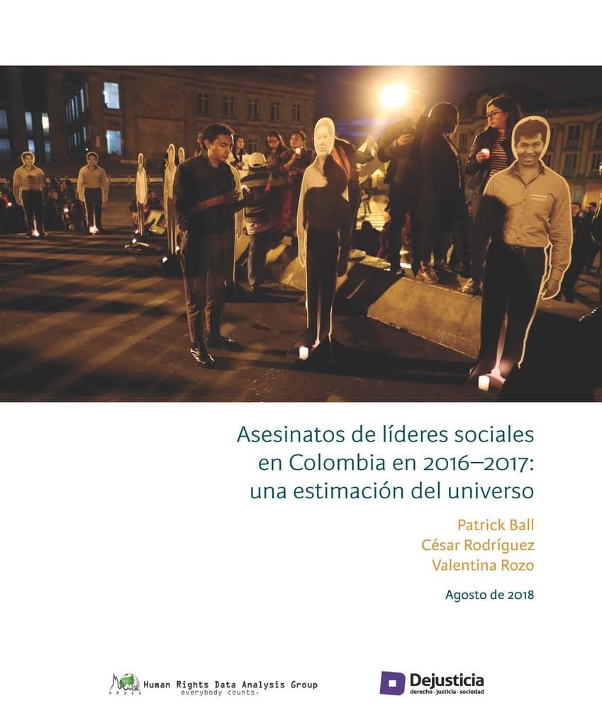 Asesinatos a líderes sociales en Colombia en 2016-2017