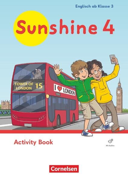Sunshine - Englisch ab Klasse 3 - Ausgabe 2023 - 4. Schuljahr. Activity Book - Mit Audios (Webcode)