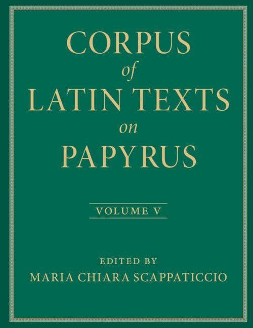 Corpus of Latin Texts on Papyrus