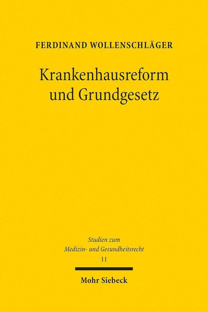 Krankenhausreform und Grundgesetz