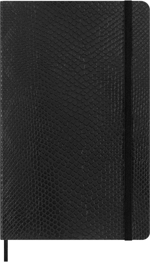 Moleskine Vegea Boa Notizbuch Large/A5 liniert weicher Einband schwarz in Box