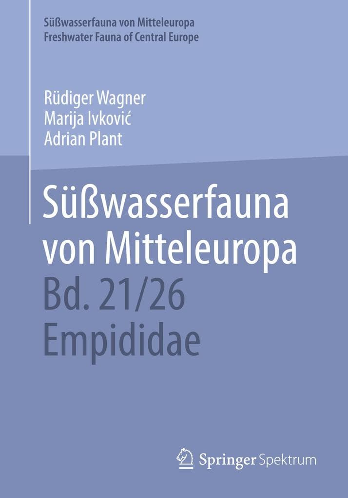 Süßwasserfauna von Mitteleuropa, Bd. 21/26 Empididae