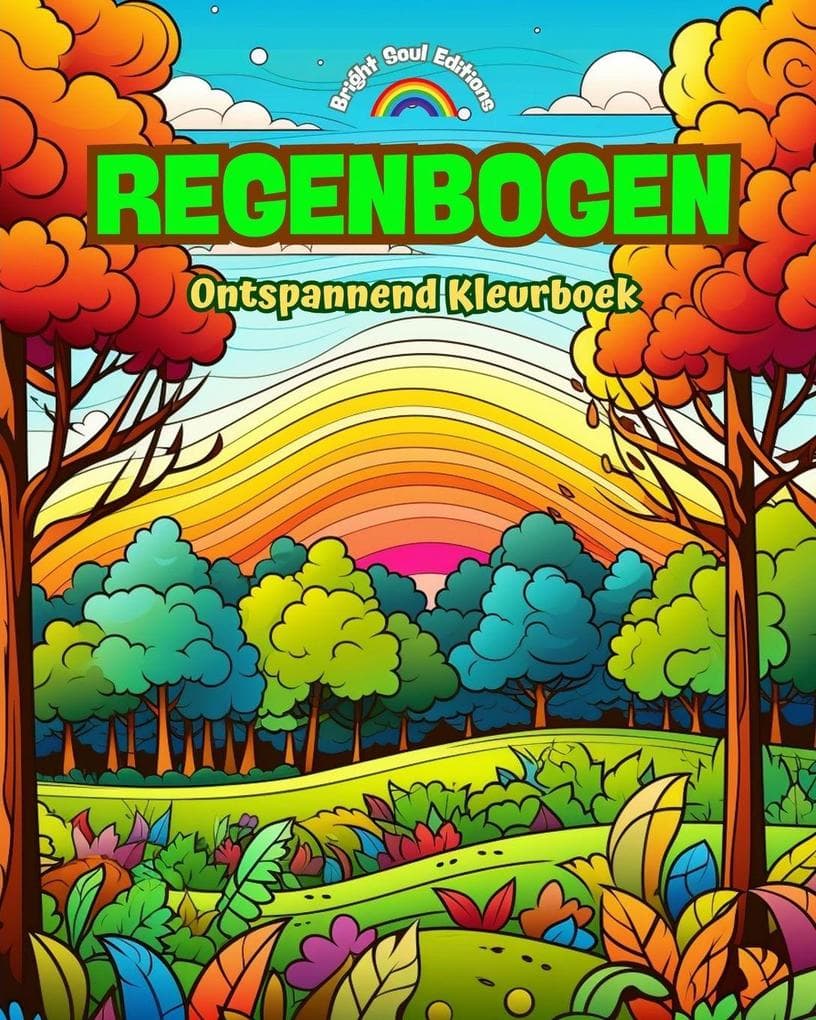 Regenbogen | Ontspannend Kleurboek | Ongelooflijke regenboog- en landschapsontwerpen voor natuurliefhebbers