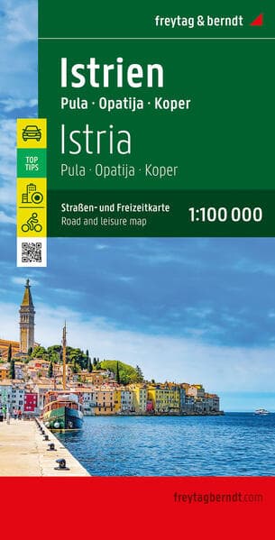 freytag & berndt Straßenkarte Istrien 1:100.000