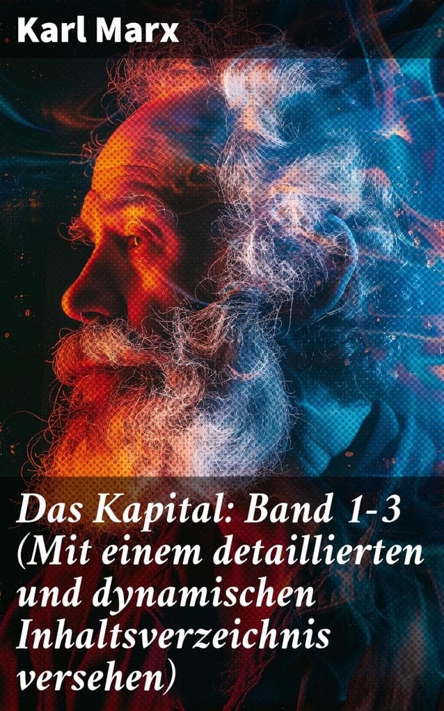 Das Kapital: Band 1-3 (Mit einem detaillierten und dynamischen Inhaltsverzeichnis versehen)