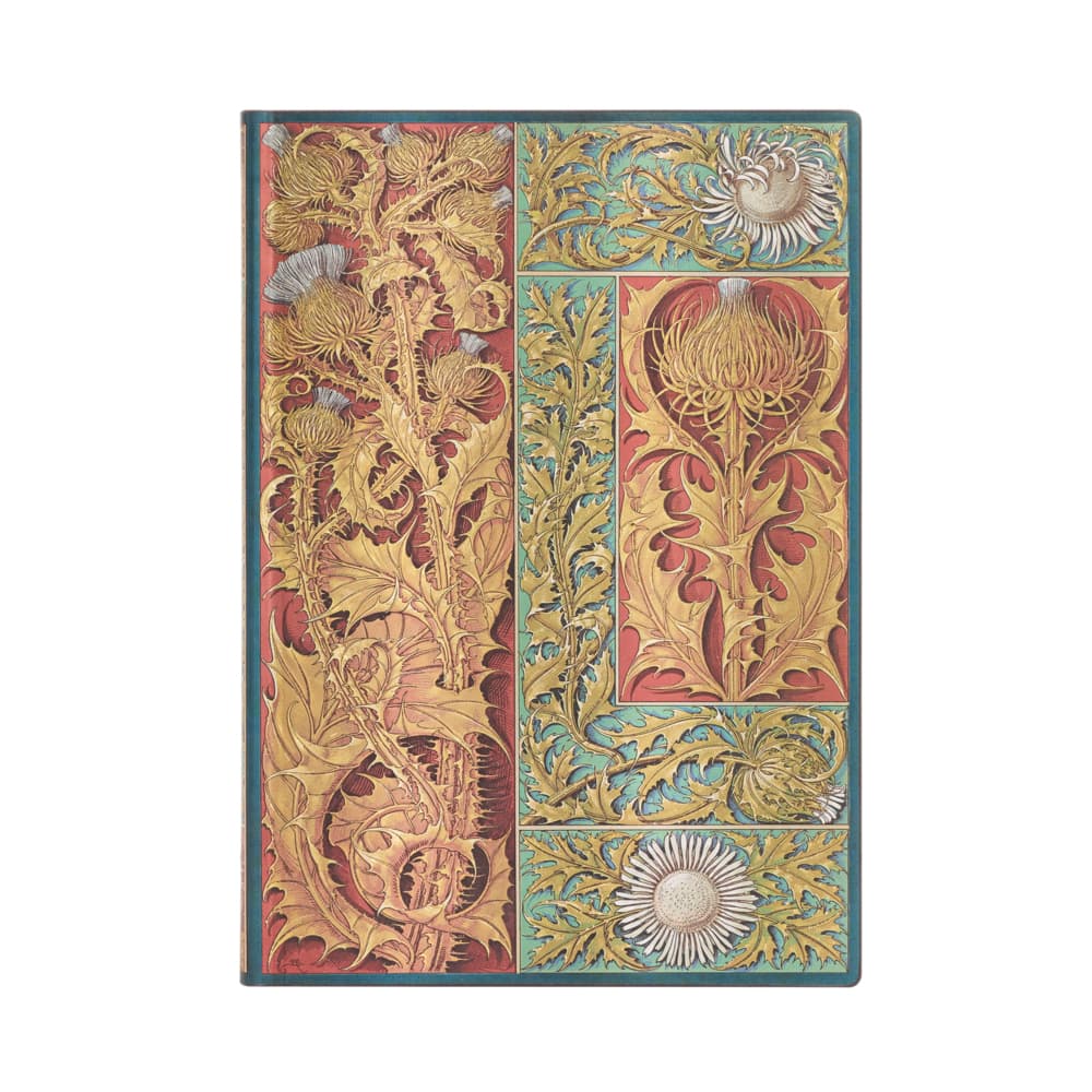 Wild Thistle (Vox Botanica) Midi Unlined Softcover Flexi Journal