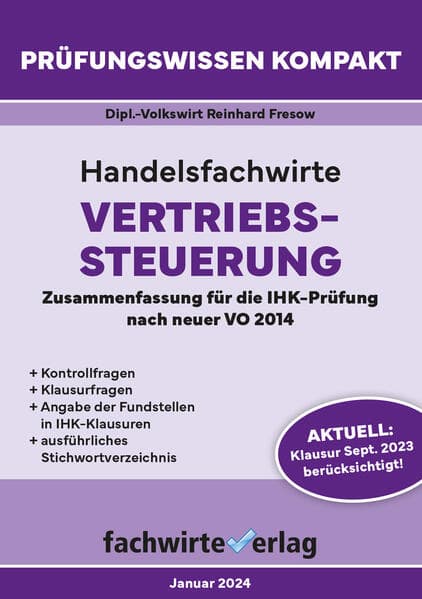 Fresow, R: Handelsfachwirte: Vertriebssteuerung