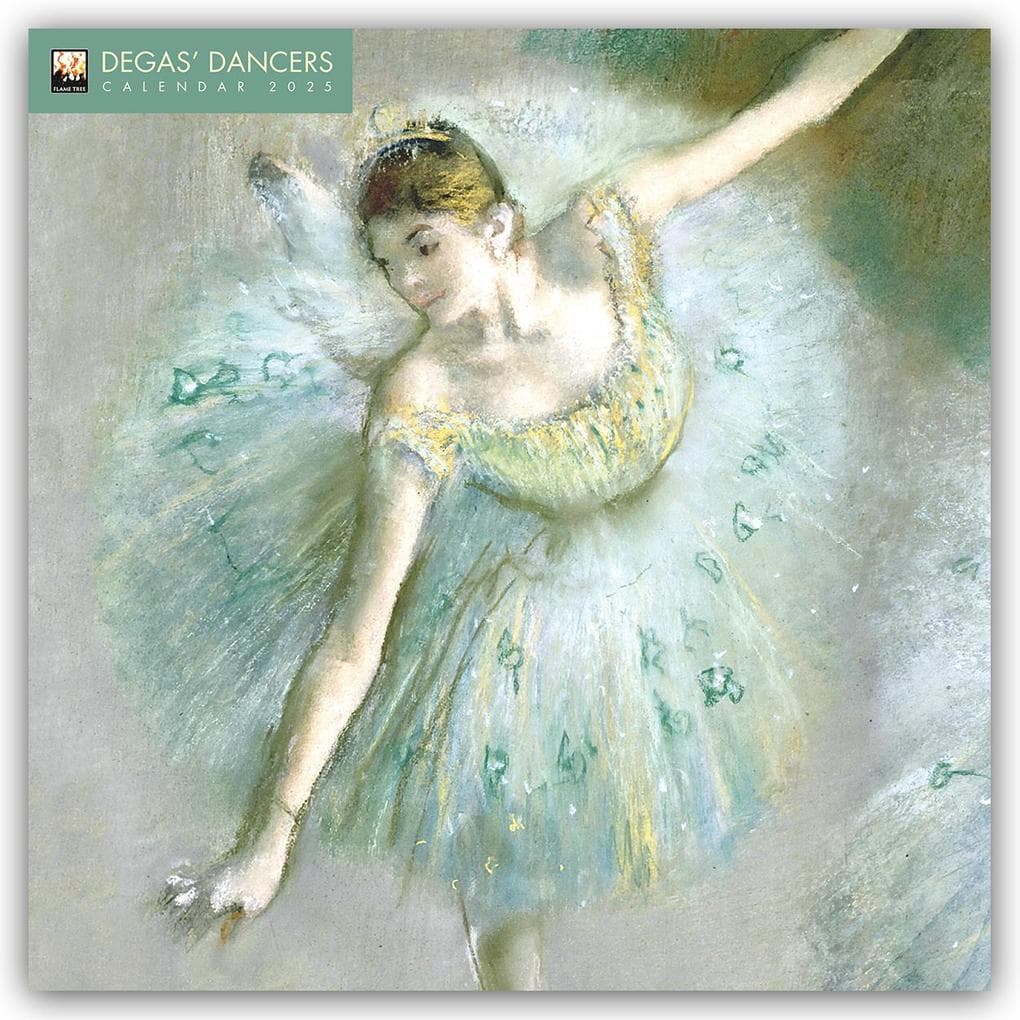 Degas' Dancers Wall Calendar 2025 (Art Calendar)