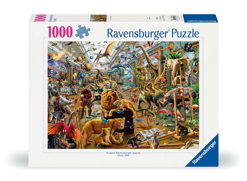 Erwachsenenpuzzle 1000 Teile - Chaos in der Galerie