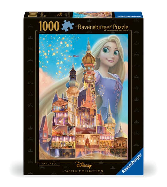 Erwachsenenpuzzle 1000 Teile - Disney Prinzessinnen - Disney Castles: Rapunzel