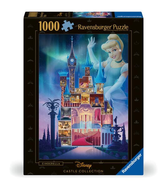 Erwachsenenpuzzle 1000 Teile - Disney Prinzessinnen - Disney Castles: Cinderella