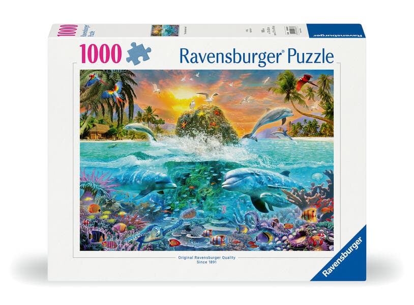 Erwachsenenpuzzle 1000 Teile - Die Unterwasserinsel
