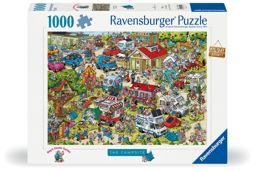 Erwachsenenpuzzle 1000 Teile - Ray Nicholson - Der Campingplatz